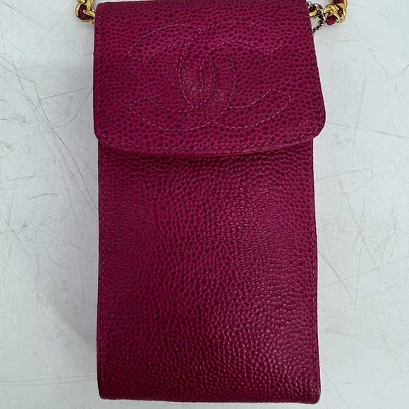 Chanel Caviar phone holder/ chain sling bag - Picture 4 of 10